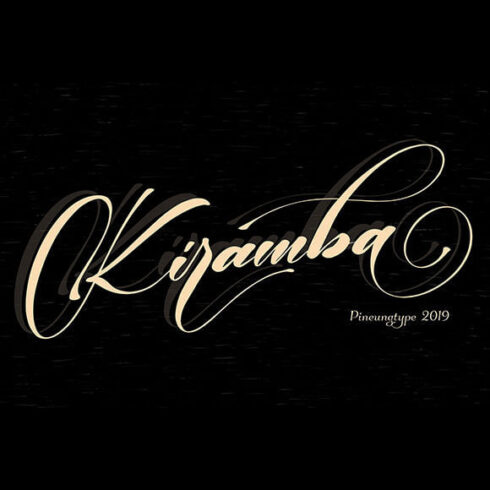 kiramba fun and authentic handwritten font cover image.