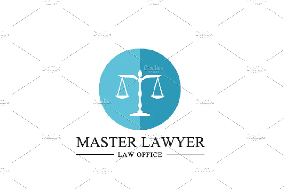 law firm blue logo.