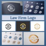Law Firm Logo Editable Template cover image.