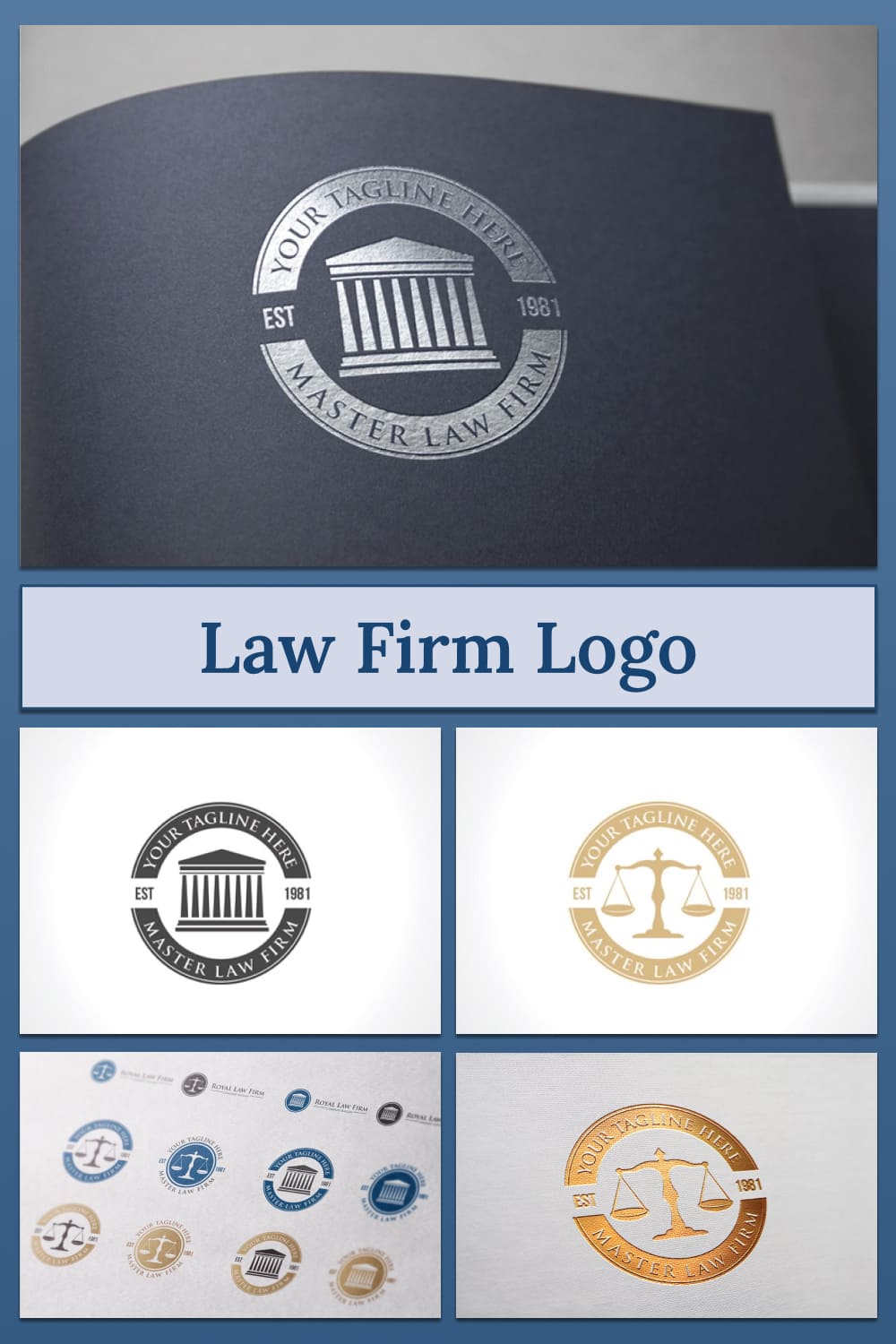 law firm logo template.