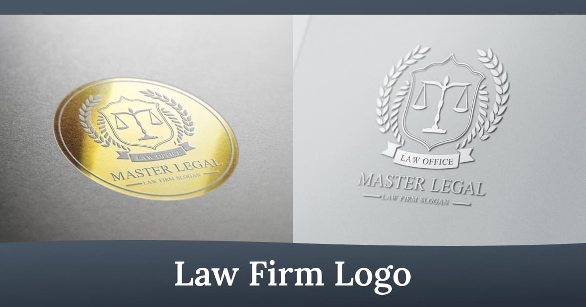 law firm logo design template.