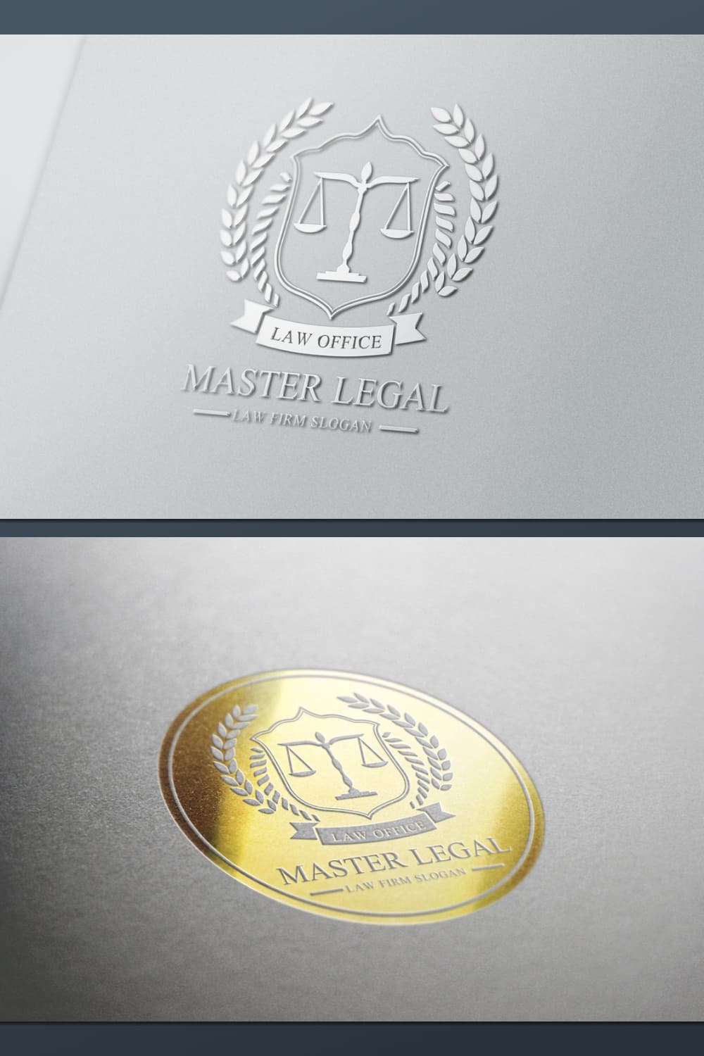 law firm logotype design.