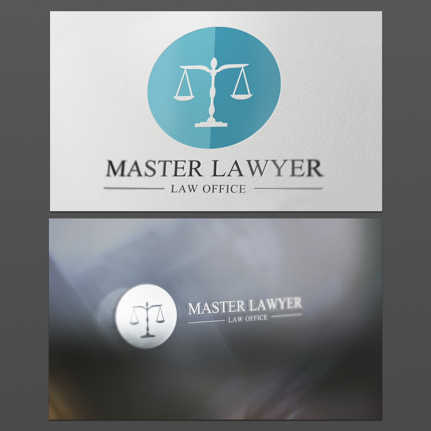 Editable Law Firm Logo Design preview image.