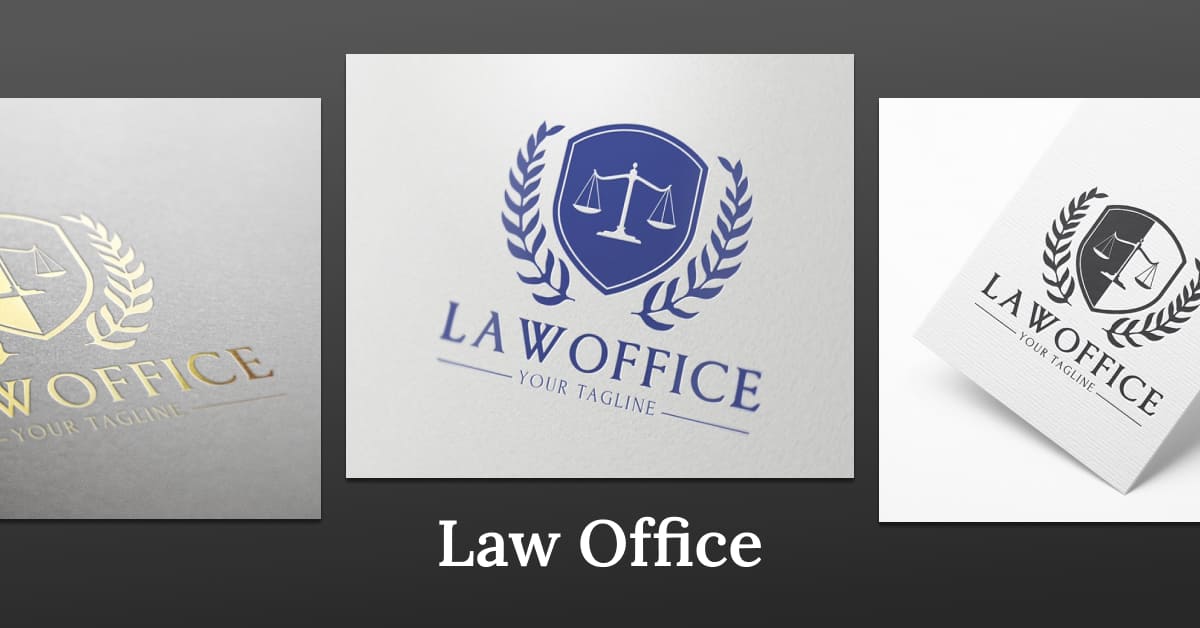 law office logo template.