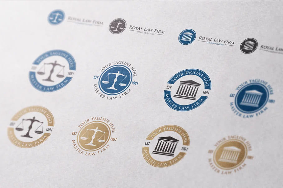 low firm logo elements.