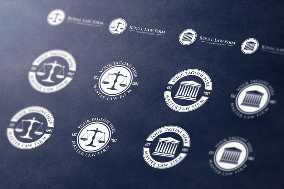 low firm logo vector templates.