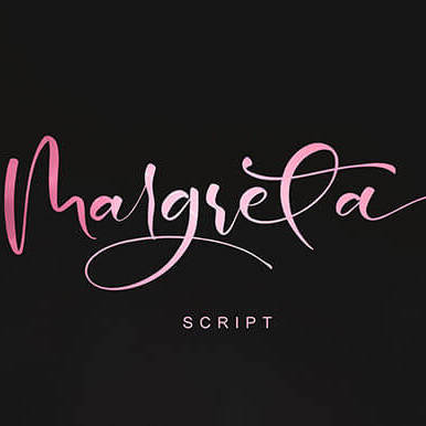 margreta fun and bold handwritten font cover image.