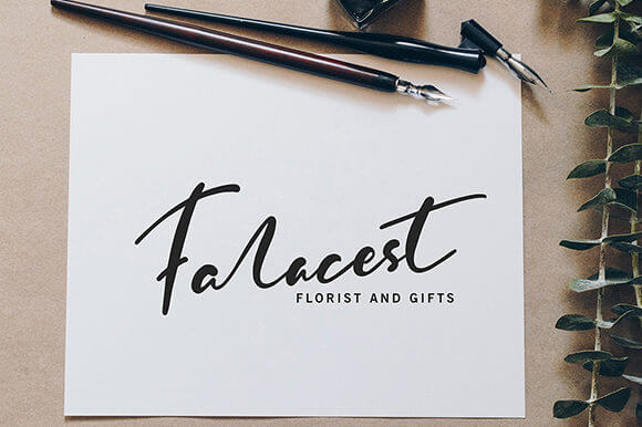 mutimel modern and light handwritten font.