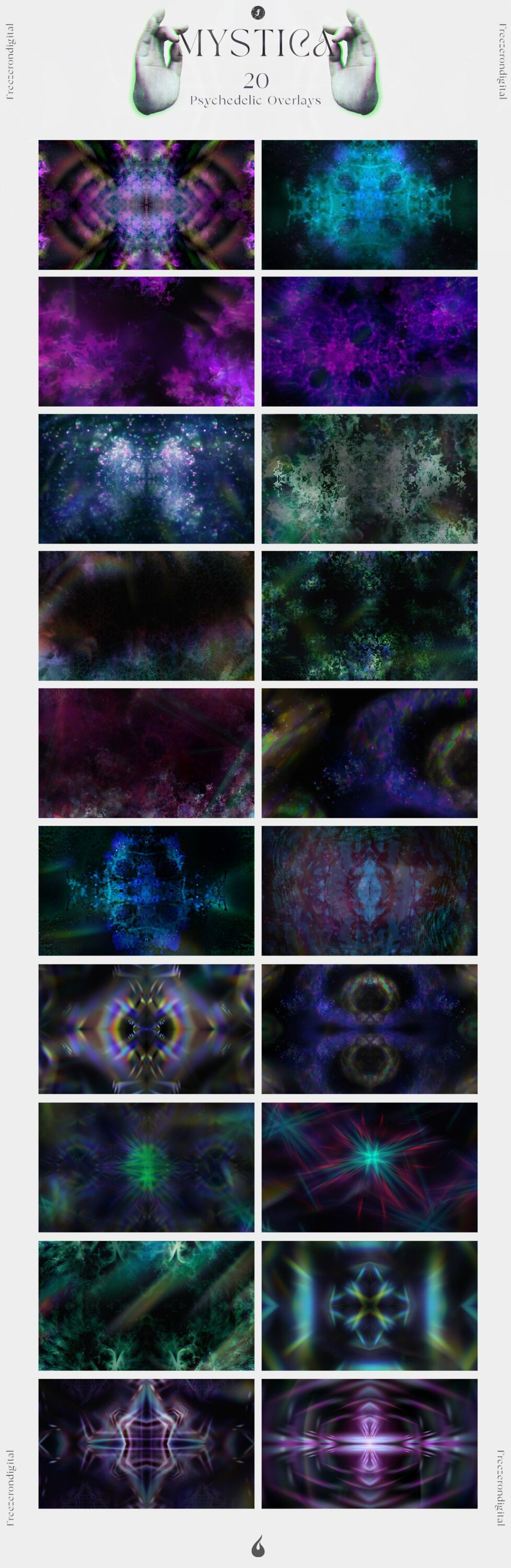 mystica psychedelic photo overlays pinterest