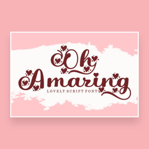 oh amazing incredibly unique handwritten font cover image.