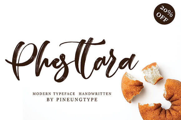 phesttara outstanding elegant handwritten font.