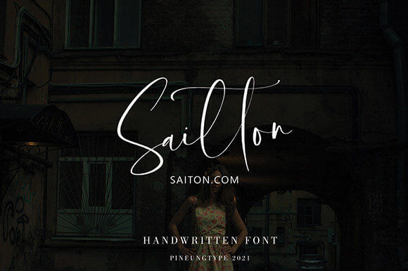 phistop stylish and delicate handwritten font.