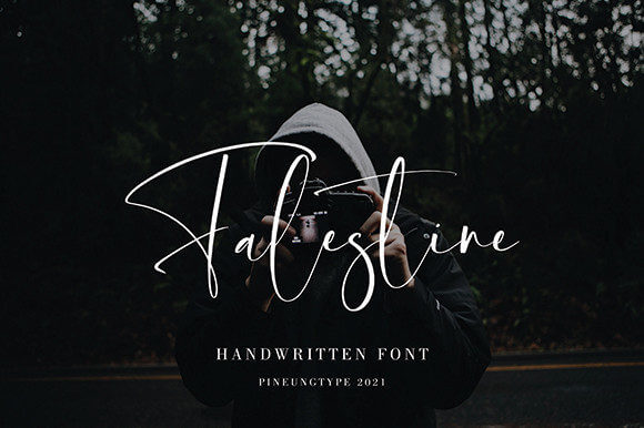phistop fresh looking handwritten font.