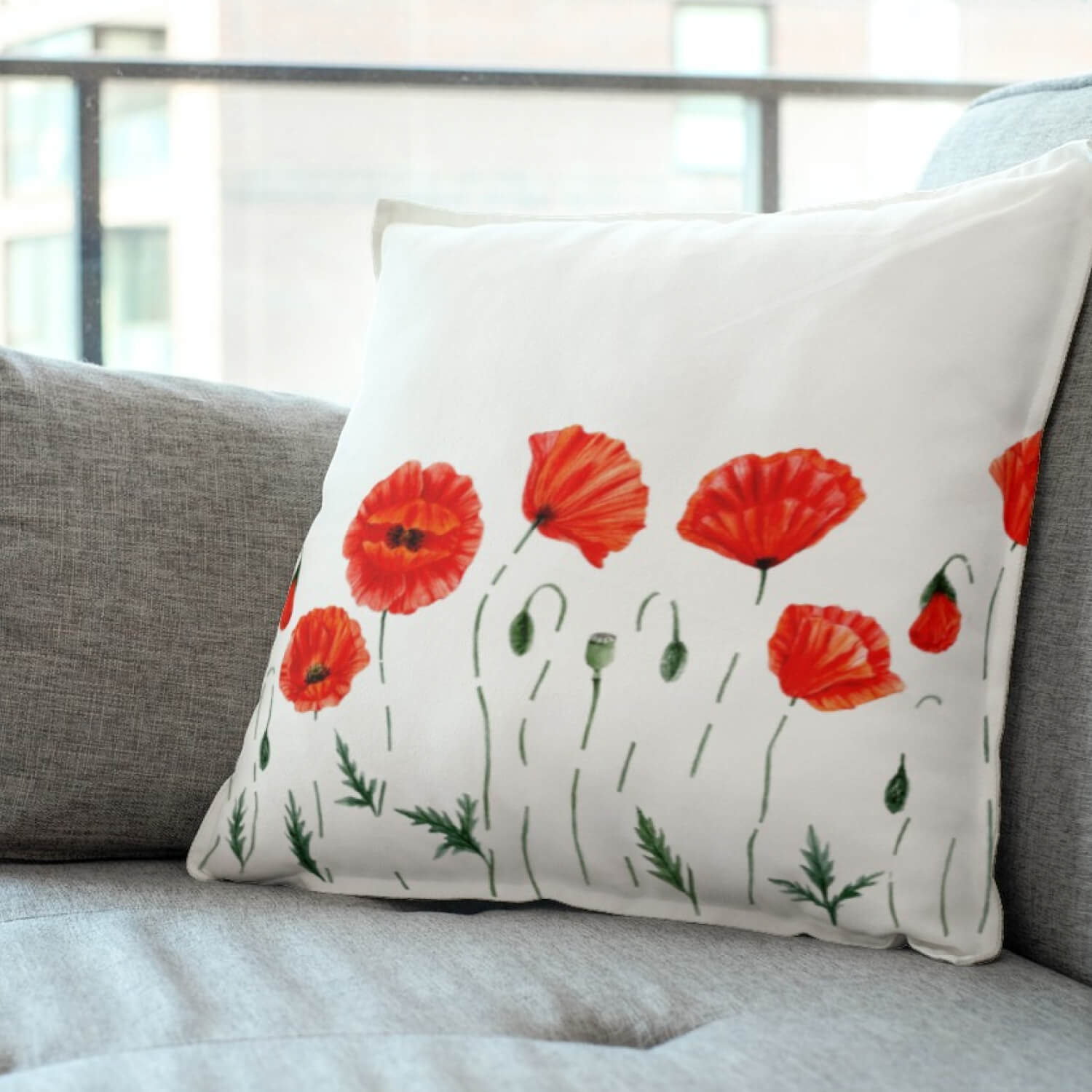 Poppies on the Pillow.
