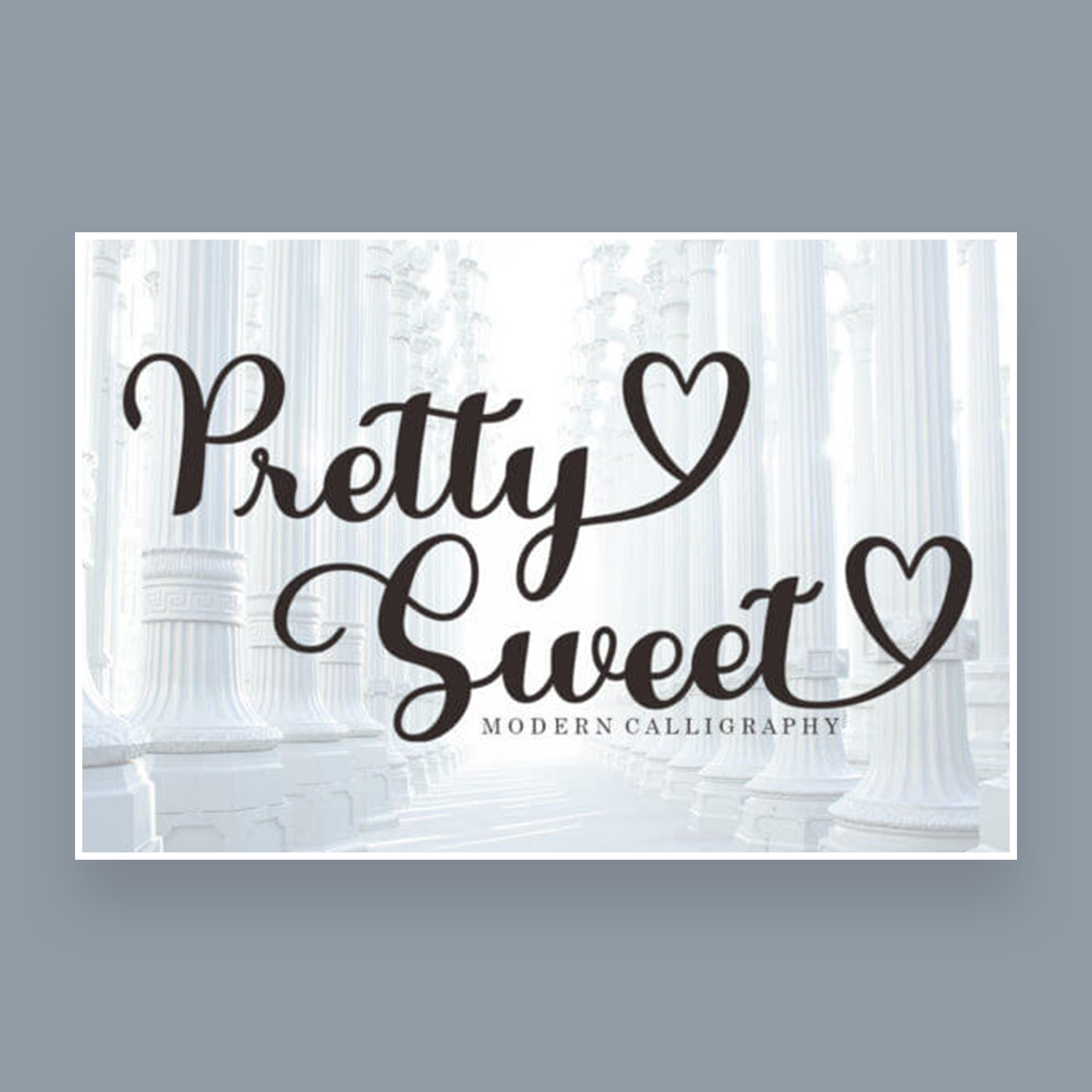 pretty sweet romantic and sweet calligraphy font cover image image.