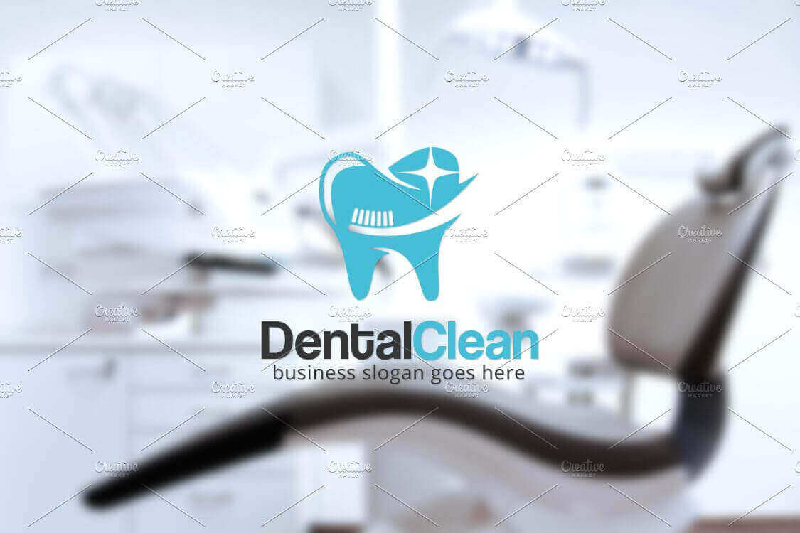 DentalClean Logo for Medical Business.