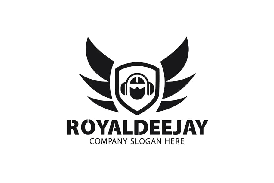 royal dj music logo.