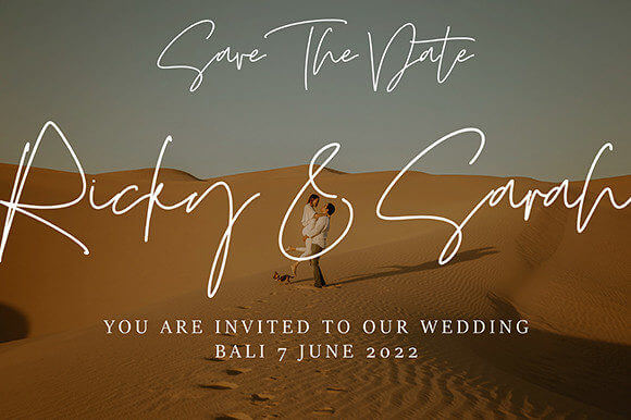rustty dope beautiful and incredibly elegant script font.