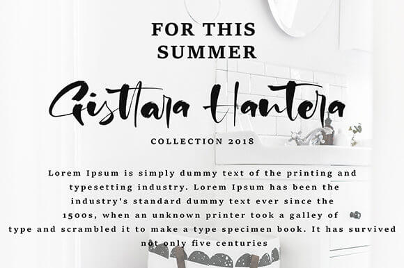 sadisfiction modern and stylish handwritten font.