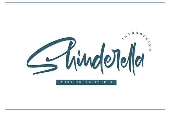 shinderella lovely and bold Cricut handwritten font.