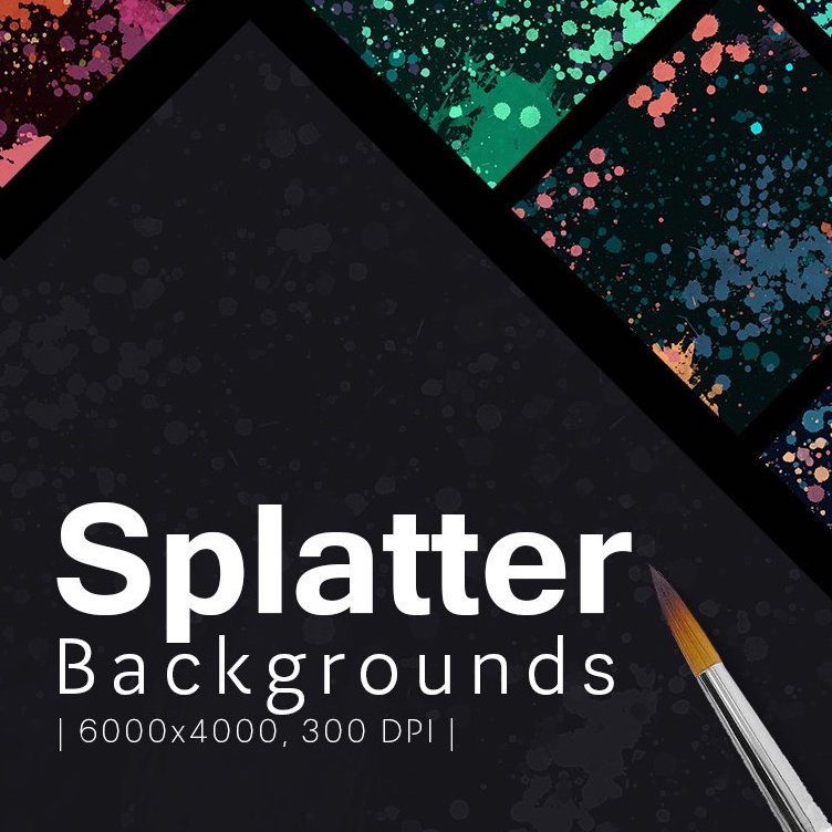 splatter backgrounds cover image.