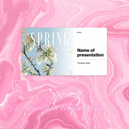 Preview Spring Powerpoint Template Free.