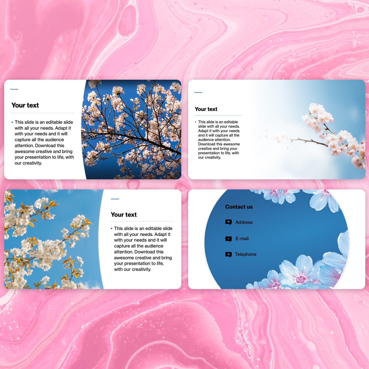 1500 2 Spring Powerpoint Template Free.