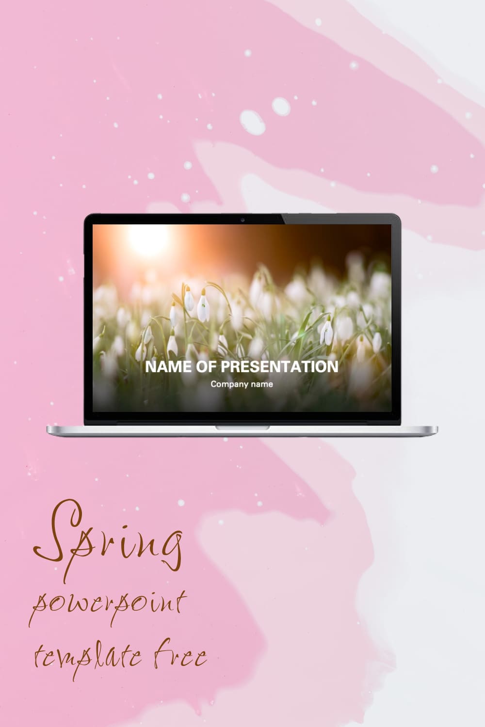 Pinterest Spring Powerpoint Template Free.