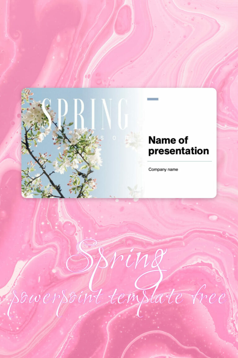 Powerpoint Logo Spring Free Sky Spring Powerpoint Template – MasterBundles
