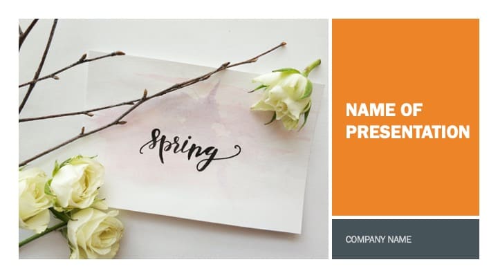 1 Spring Powerpoint Template Free.