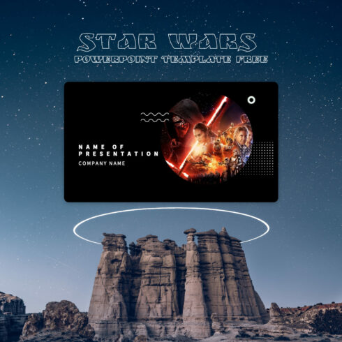 Preview Star Wars Powerpoint Template.
