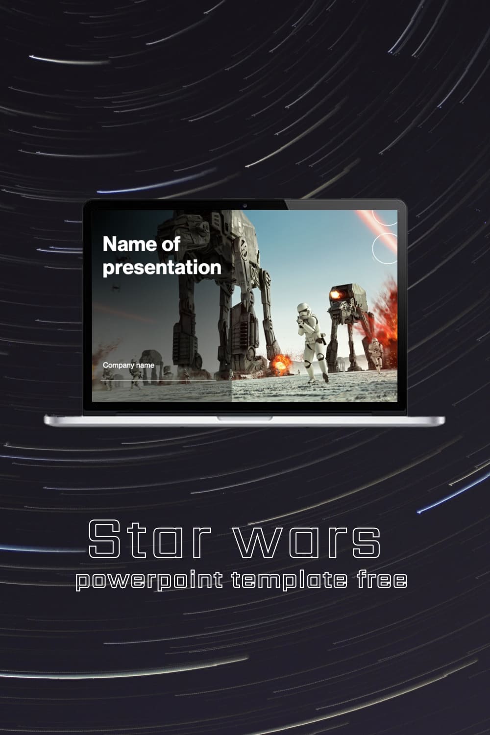 Pinterest Star Wars Powerpoint Template Free.
