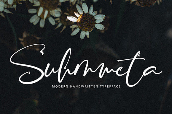 suhmmeta lovely and charming script font.