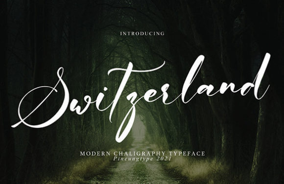 switzerland lovely and delicate script font.