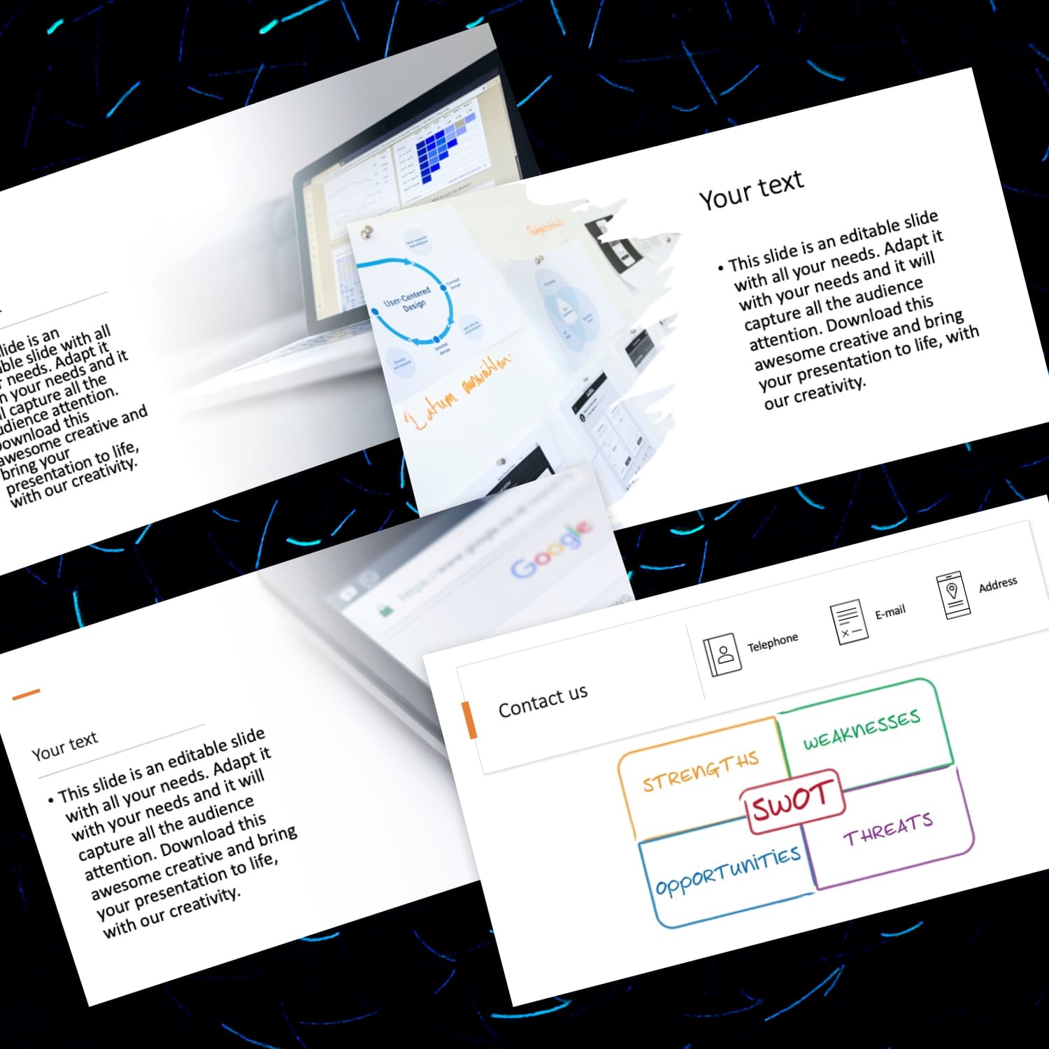 Preview SWOT Analysis Template Powerpoint.