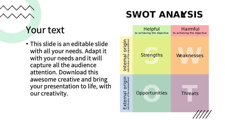3 SWOT Analysis Template Powerpoint Free.