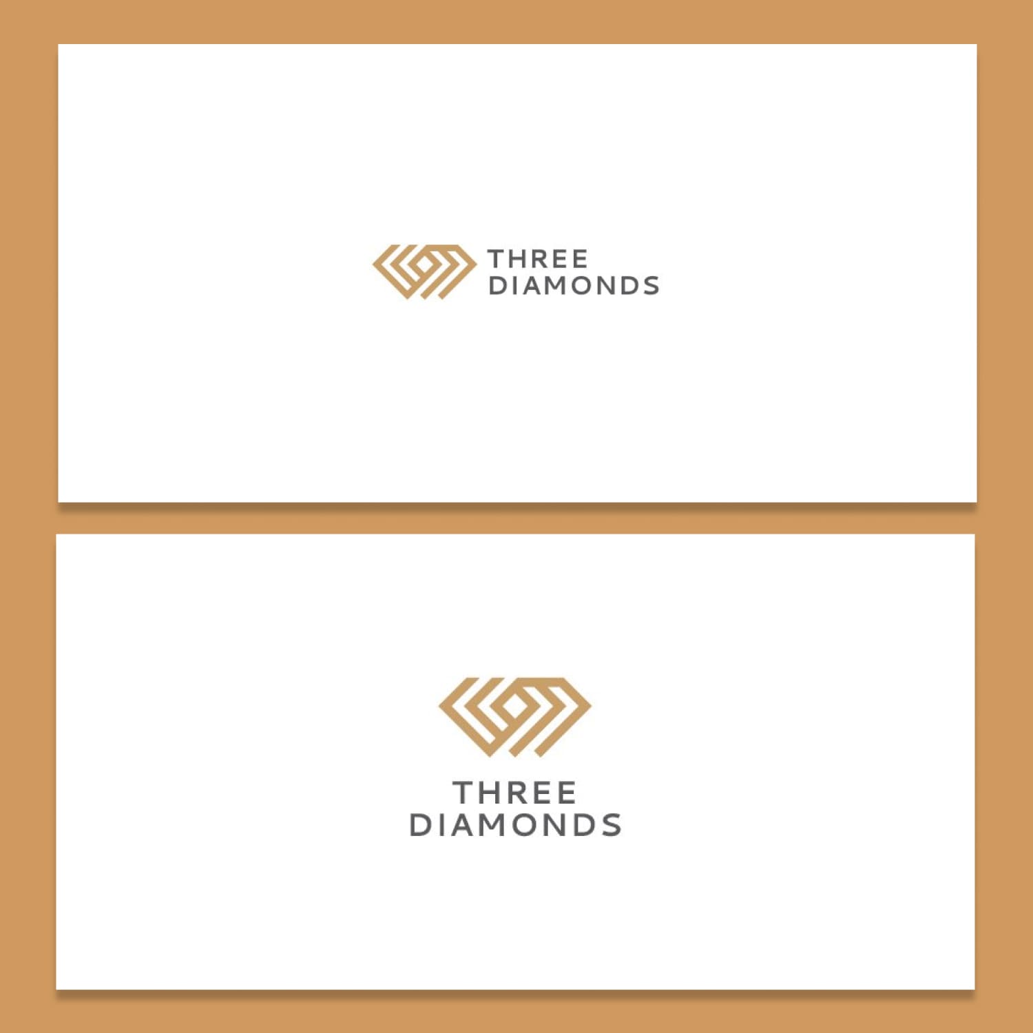 Three Diamond Jewelry Elegant Logo preview image.