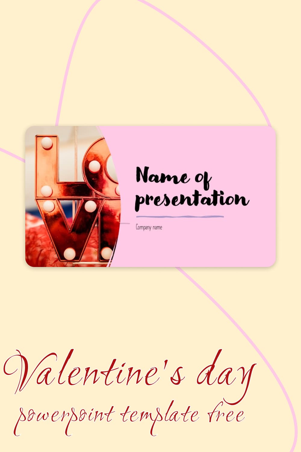 Pinterest of Valentines Day Powerpoint Template.