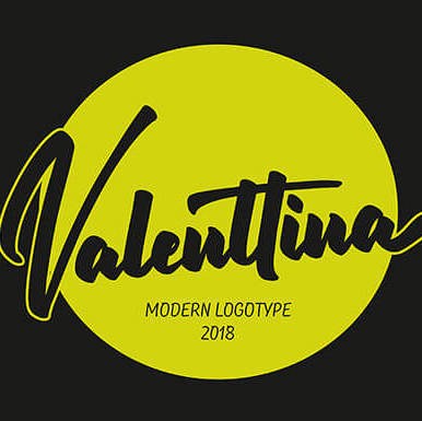 valenttina fantastic and stylish handwritten font cover image.
