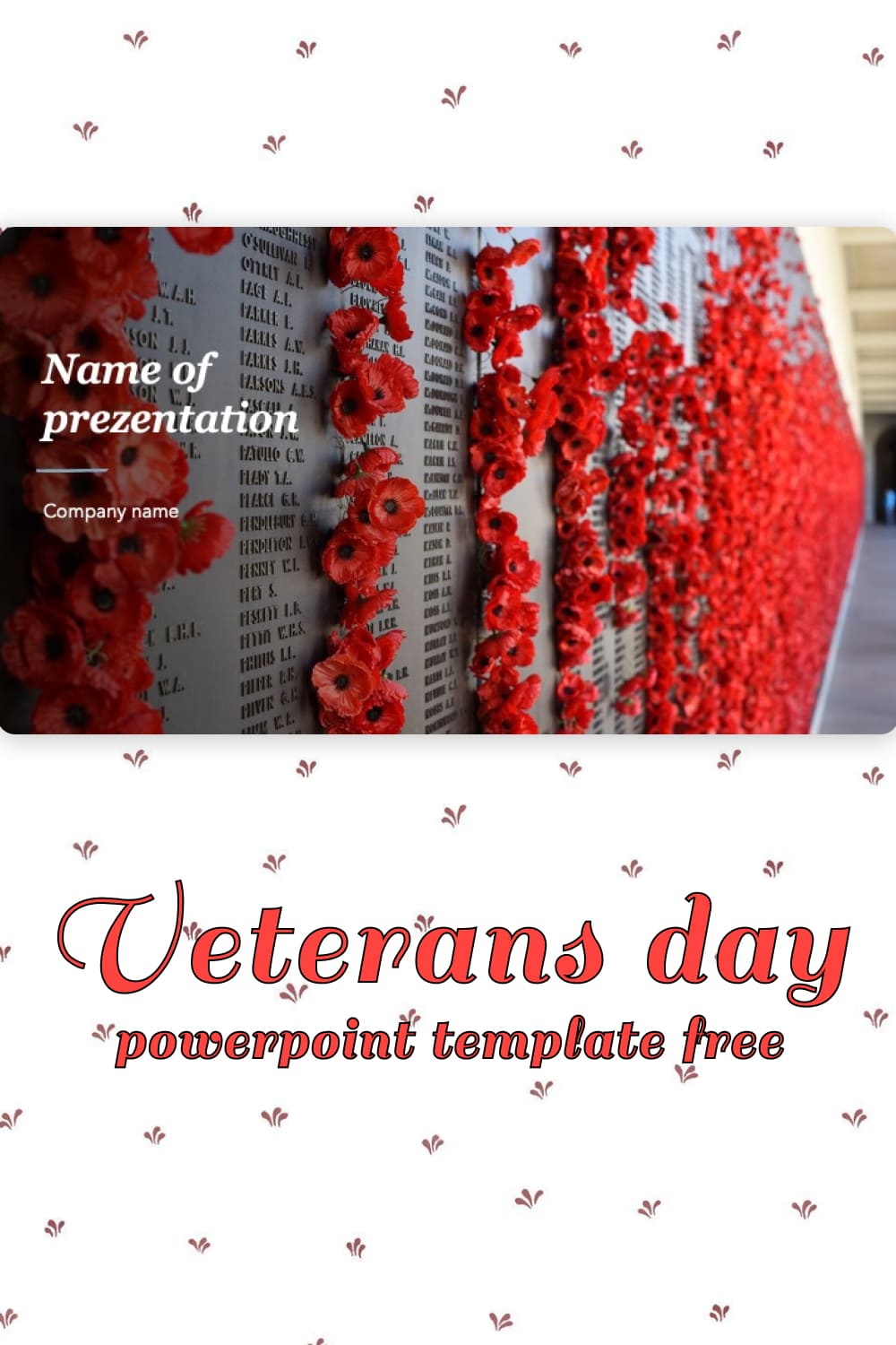 Pint Veterans Day Powerpoint Template Free.