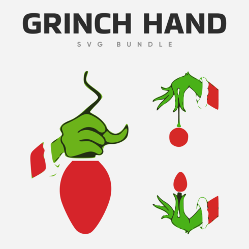 Grinch's hands close up.