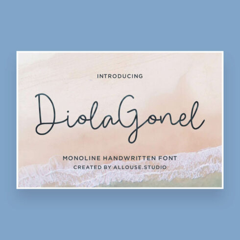 Introducing Diolagonel Font.