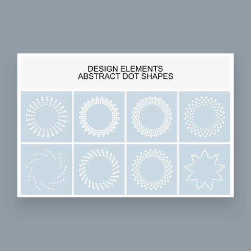 Design Elements Abstract Dot Shapes.