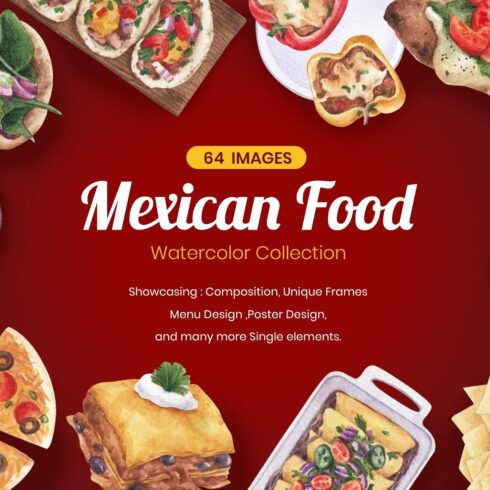 Mexican Food Watercolor cover