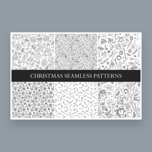 Christmas Seamless Patterns.