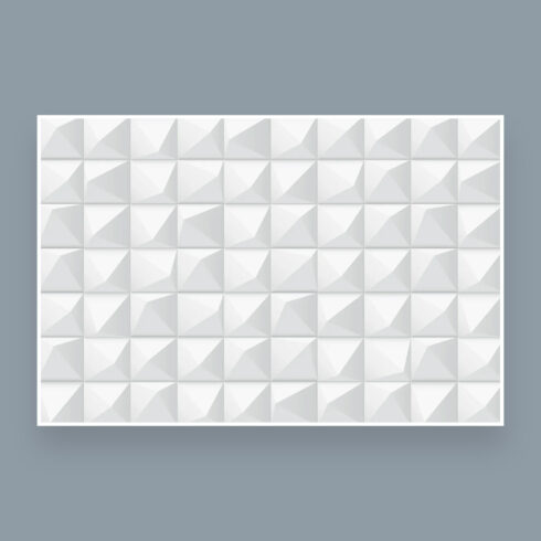 White-gray seamless texture in the form of 3D cubes.