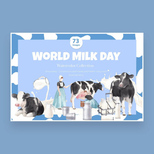 Preview World Milk Day Watercolor.