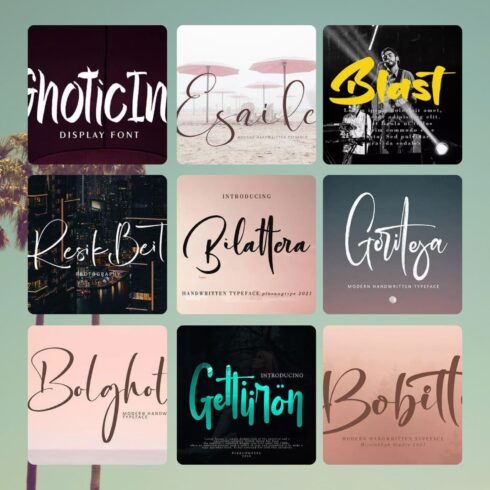 10 Vintage Script Fonts Bundle – MasterBundles