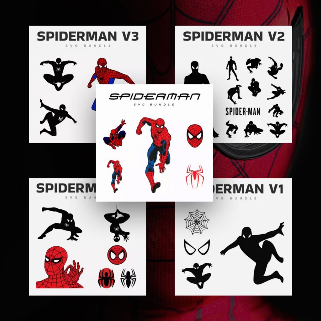 Enormous Spiderman SVG Bundle: 45 Files – MasterBundles