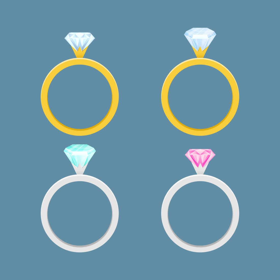 A variety of diamond rings for you.